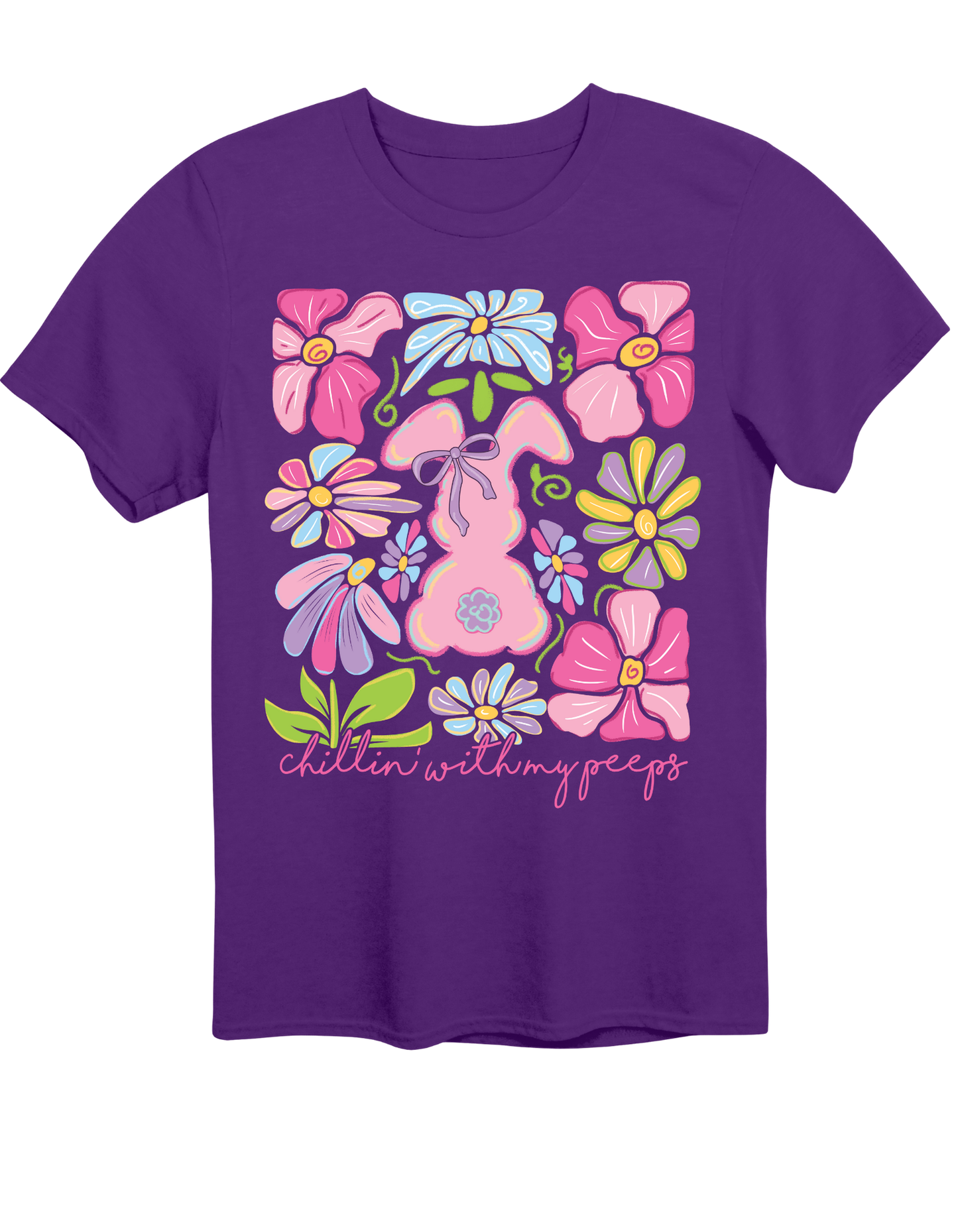 Floral Bunny Tee