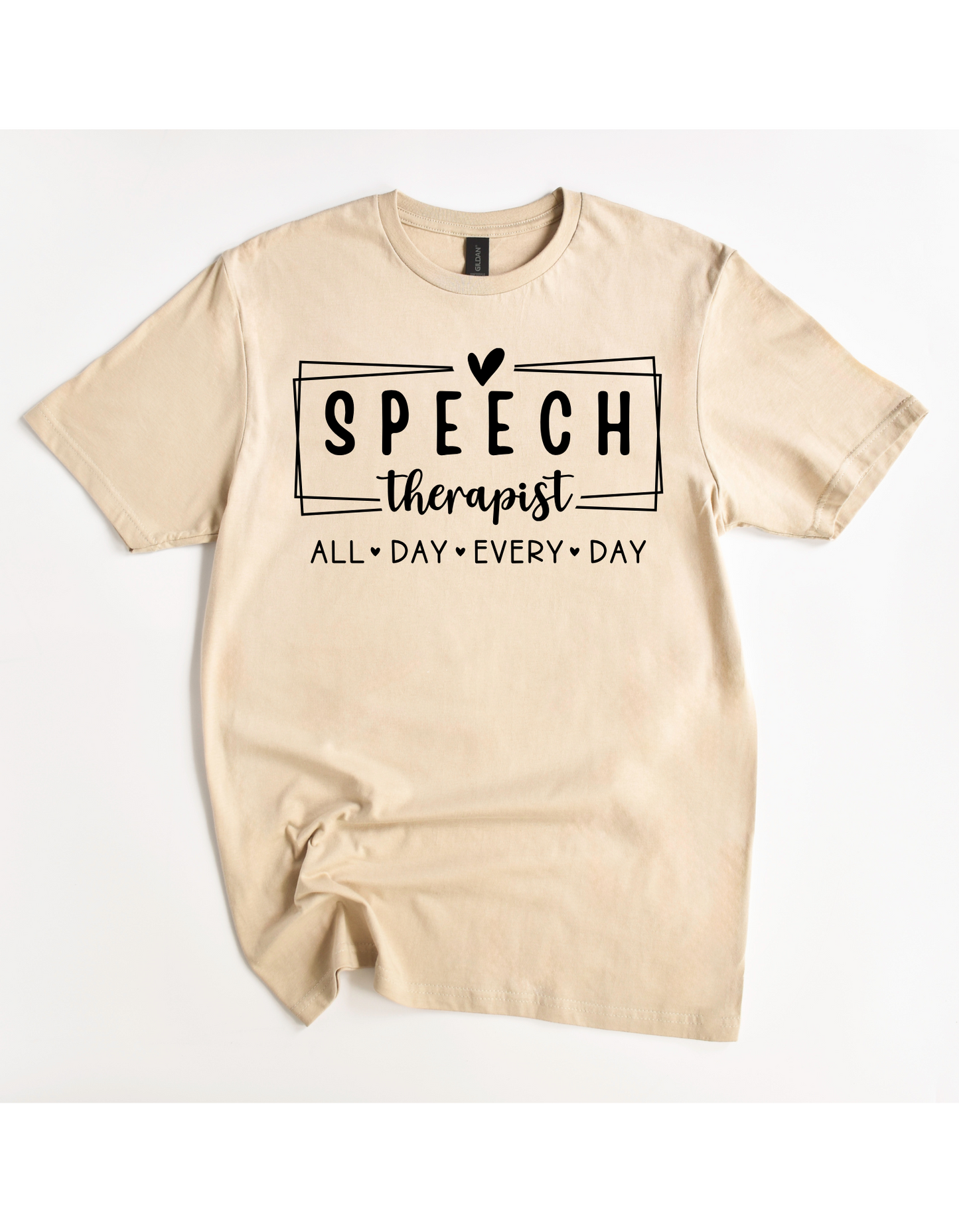 Speech Therapist All Day Tee (Black)