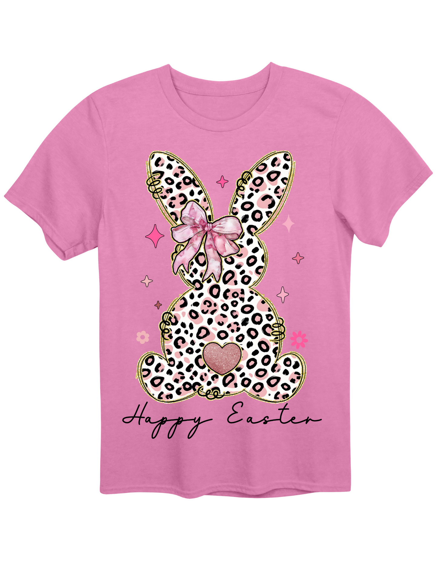 Leopard Easter Bunny Tee