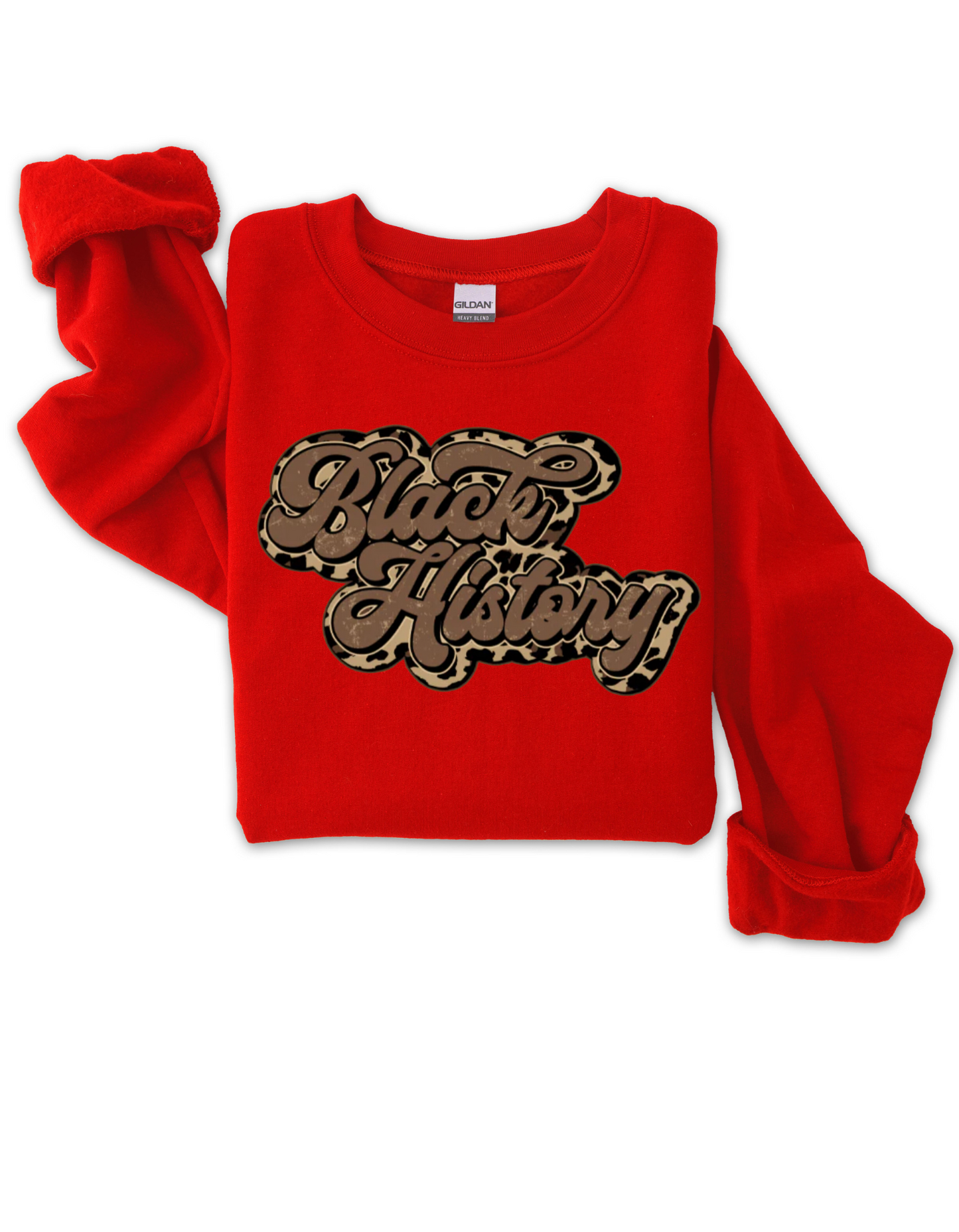 Leopard Black History Sweatshirt