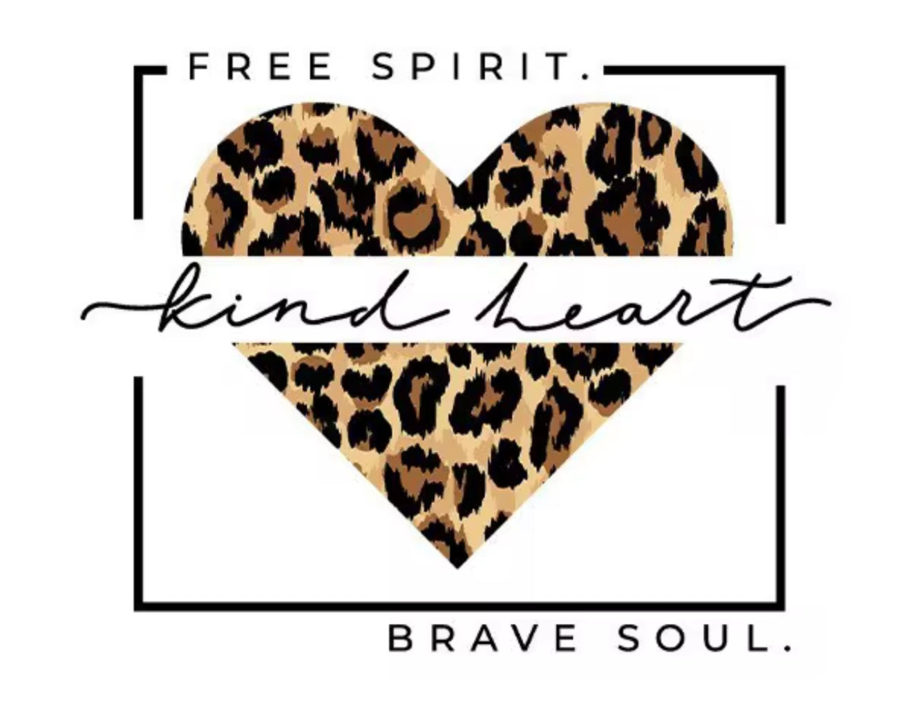 Kind Heart DTF Transfer ONLY