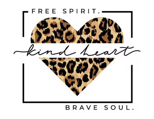 Kind Heart DTF Transfer ONLY