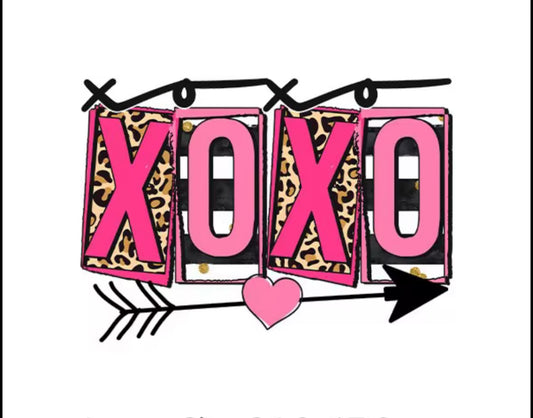 XOXO DTF Transfer ONLY