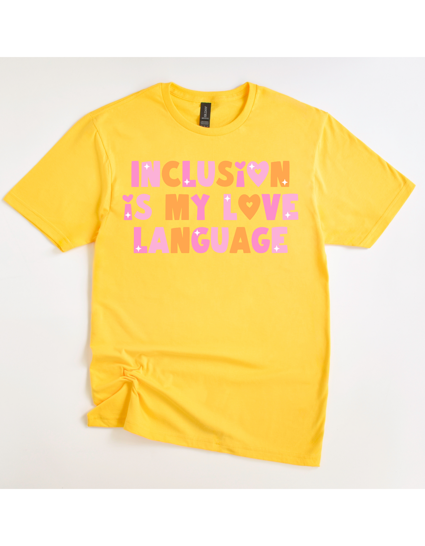SPED Inclusion is My Love Language Education Tee