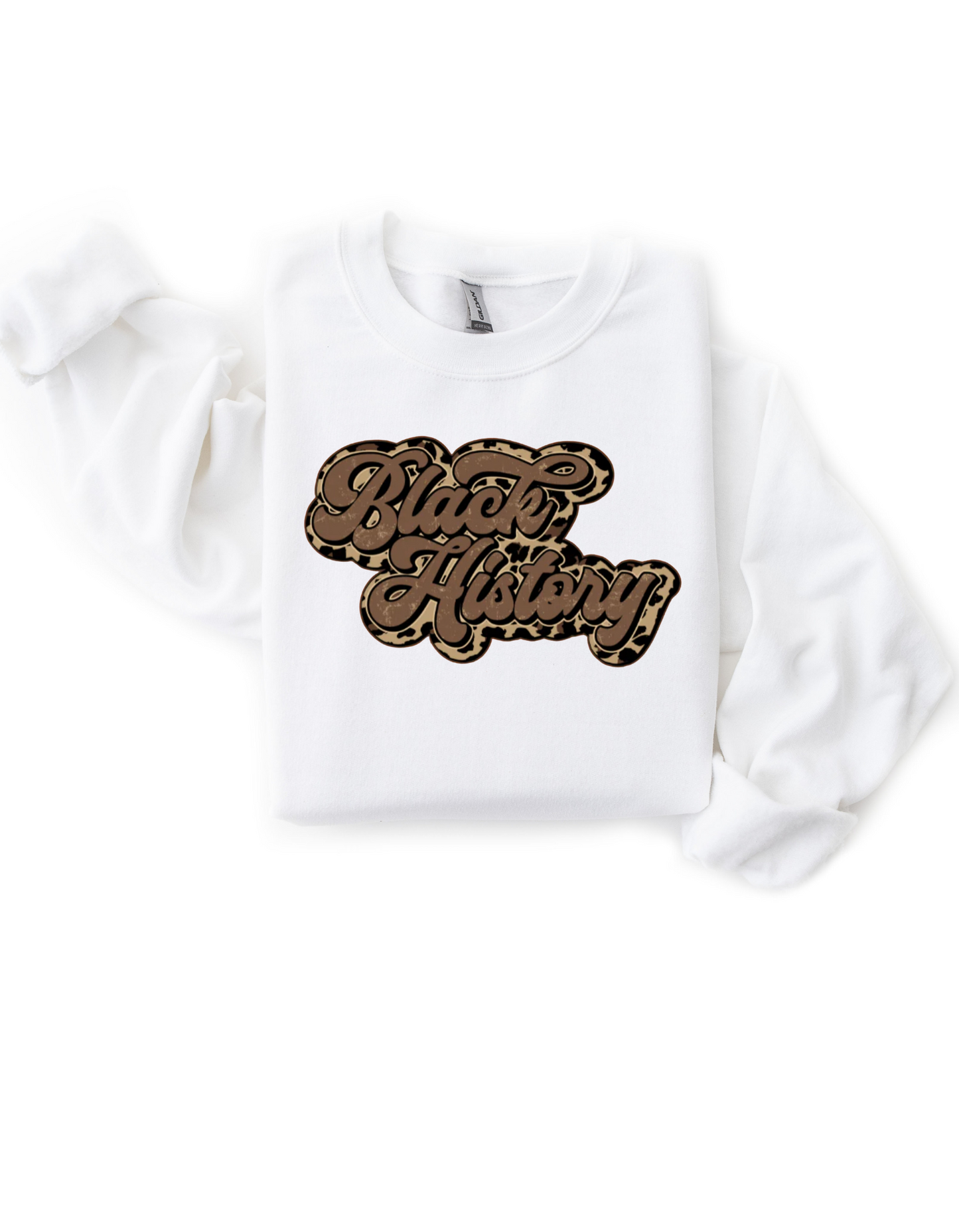 Leopard Black History Sweatshirt