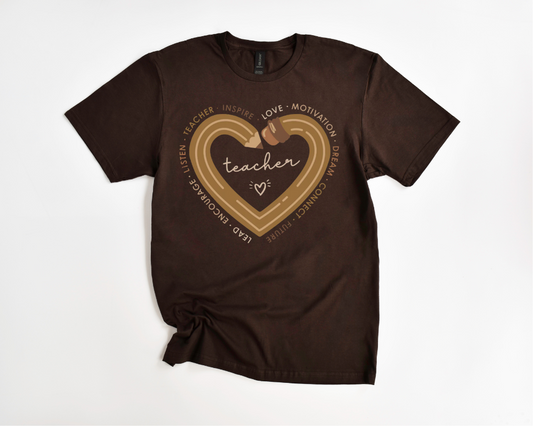 Teacher Heart Tee