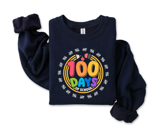 100 Days Sweatshirt (White)