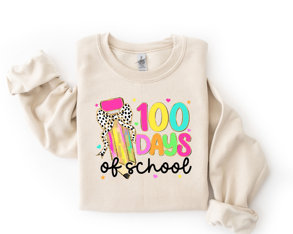 100 Days of School Sweatshirt (Black)