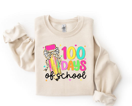 100 Days of School Sweatshirt (Black)