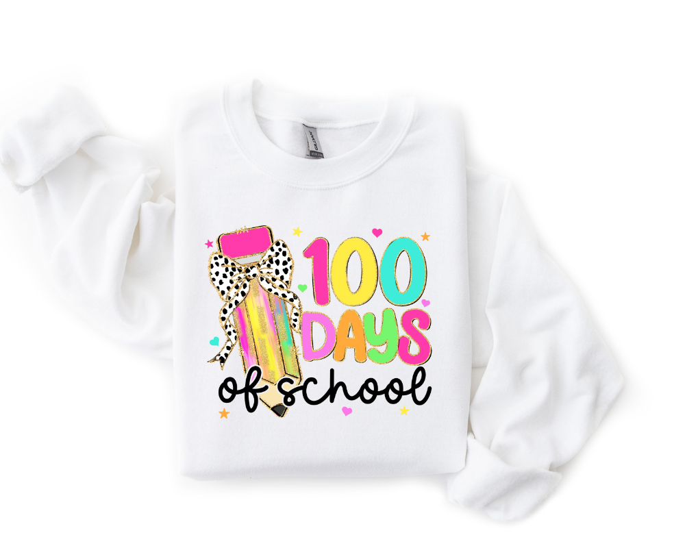 100 Days of School Sweatshirt (Black)