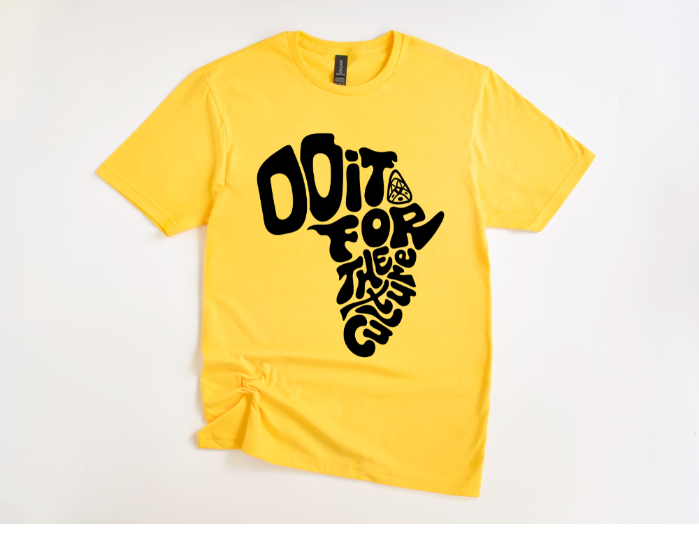 AFRICA: Do It For The Culture Tee (Black)