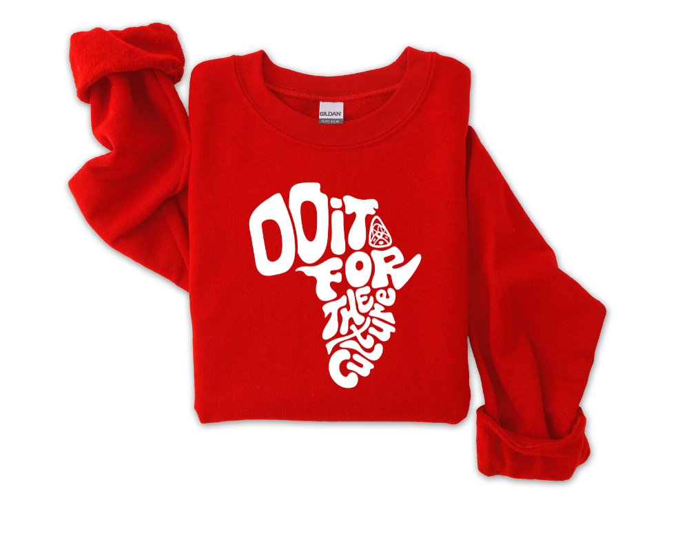 AFRICA: Do It For The Culture Sweatshirt (White)