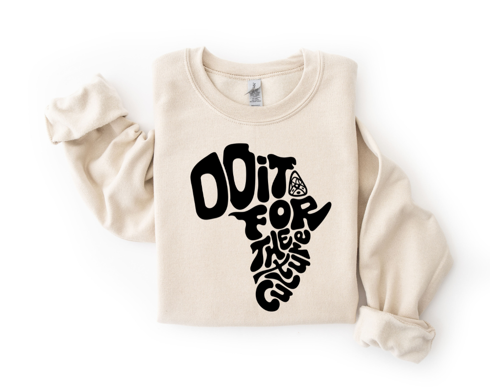 AFRICA: Do It For The Culture Sweatshirt (Black)