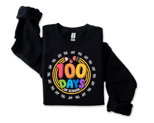 100 Day of School Sweatshirt (White)