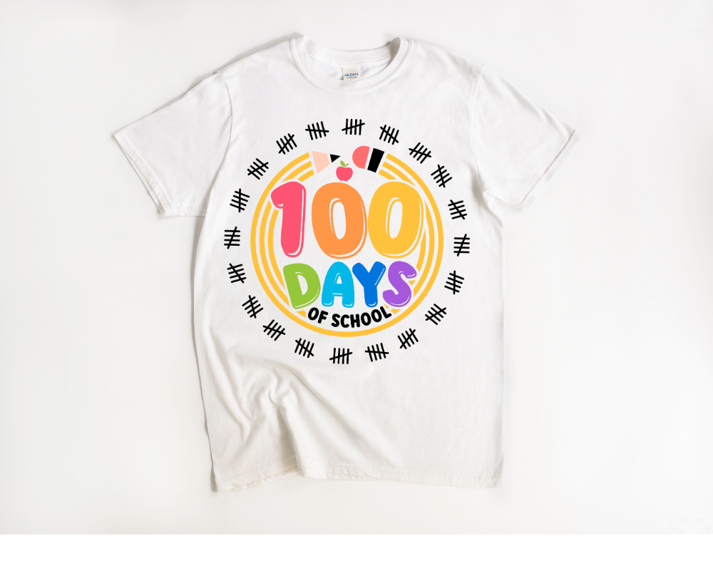 100 Days of School Tee