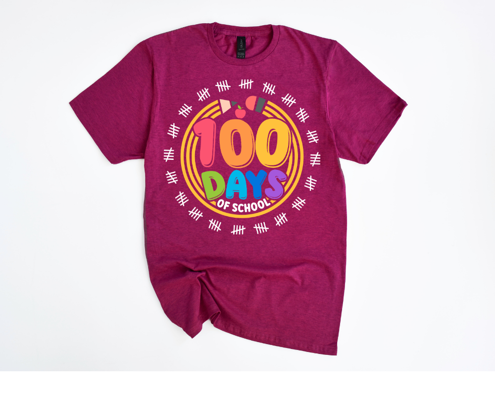 100 Days of School Tee
