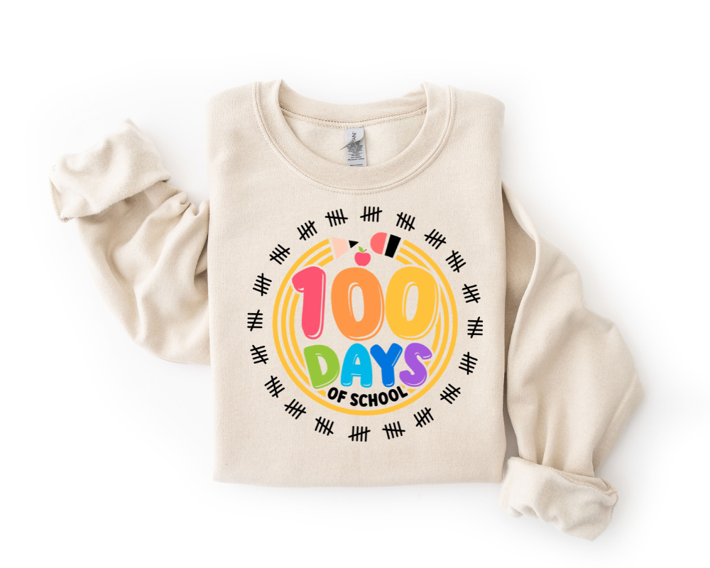 100 Day of School Sweatshirt (Black)