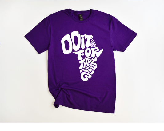 AFRICA: Do It For The Culture Tee (White)