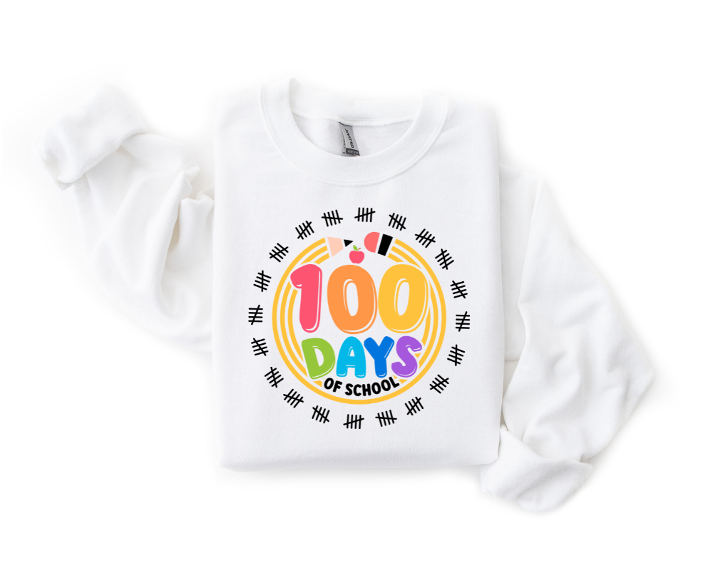 100 Day of School Sweatshirt (Black)