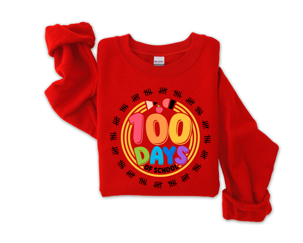100 Day of School Sweatshirt (Black)