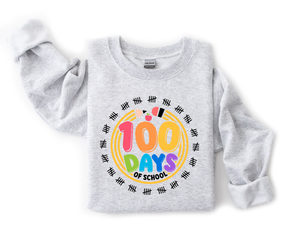 100 Day of School Sweatshirt (Black)